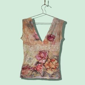 Goa USA Los Angeles CA Beaded and Embroidered  Floral